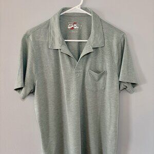 Marine Layer Weekend Sport Open Collar Polo